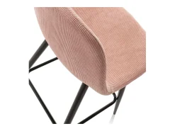 Set de 2 Taburetes SPIKE rosa antiguo