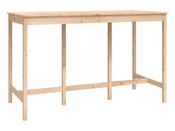 Set de bar 9 piezas madera maciza de pino