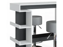 Set de mesa de bar blanco 108x50x103 dana