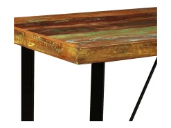 Set de muebles de bar 5 piezas madera maciza reciclada