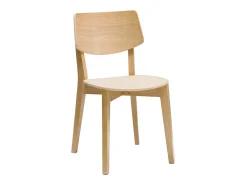 Set de 2 sillas vintage de madera clara AVEA
