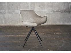 Silla - blanco crema microfibra - ZAJA