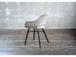 Silla - blanco crema microfibra - ZAJA