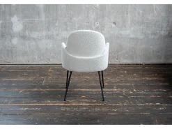 Silla - blanco crema tela tejida - DEON