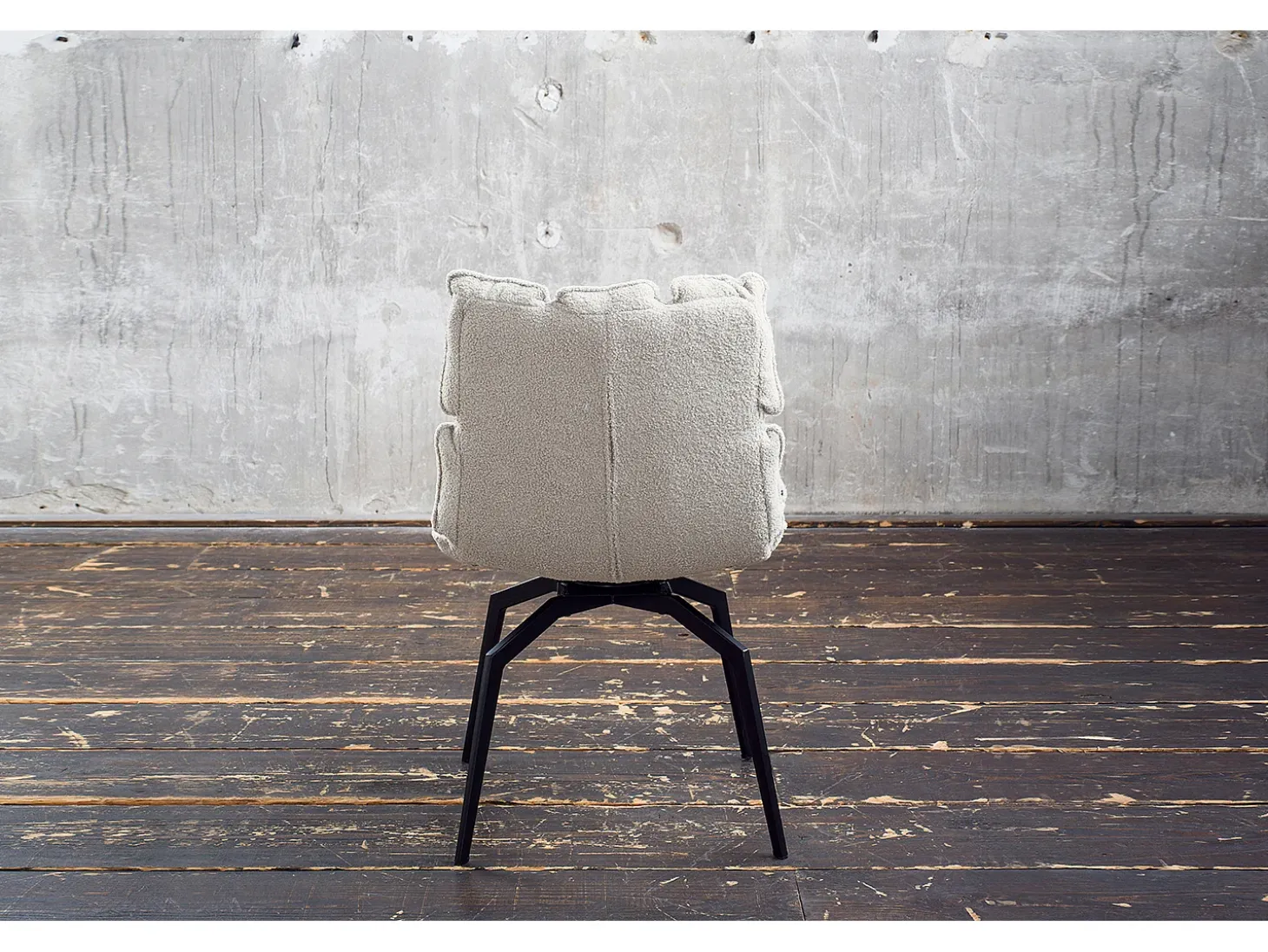 Silla - blanco tela tejida - BARO