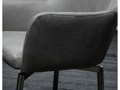 Silla - gris claro microfibra - LOUI