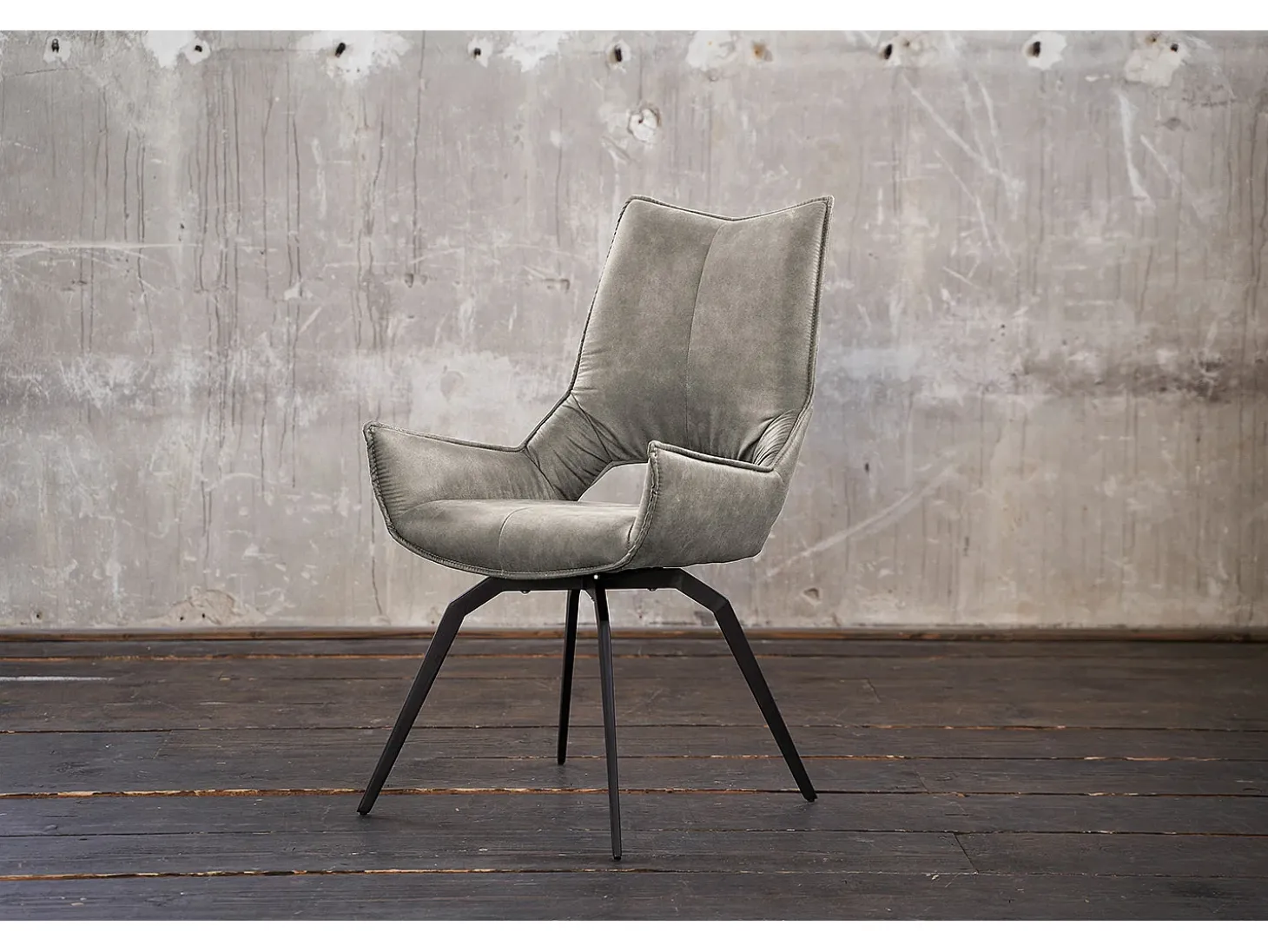 Silla - gris claro tela tejida - SIVO