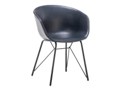 silla - Gris cuero sintético - DANI