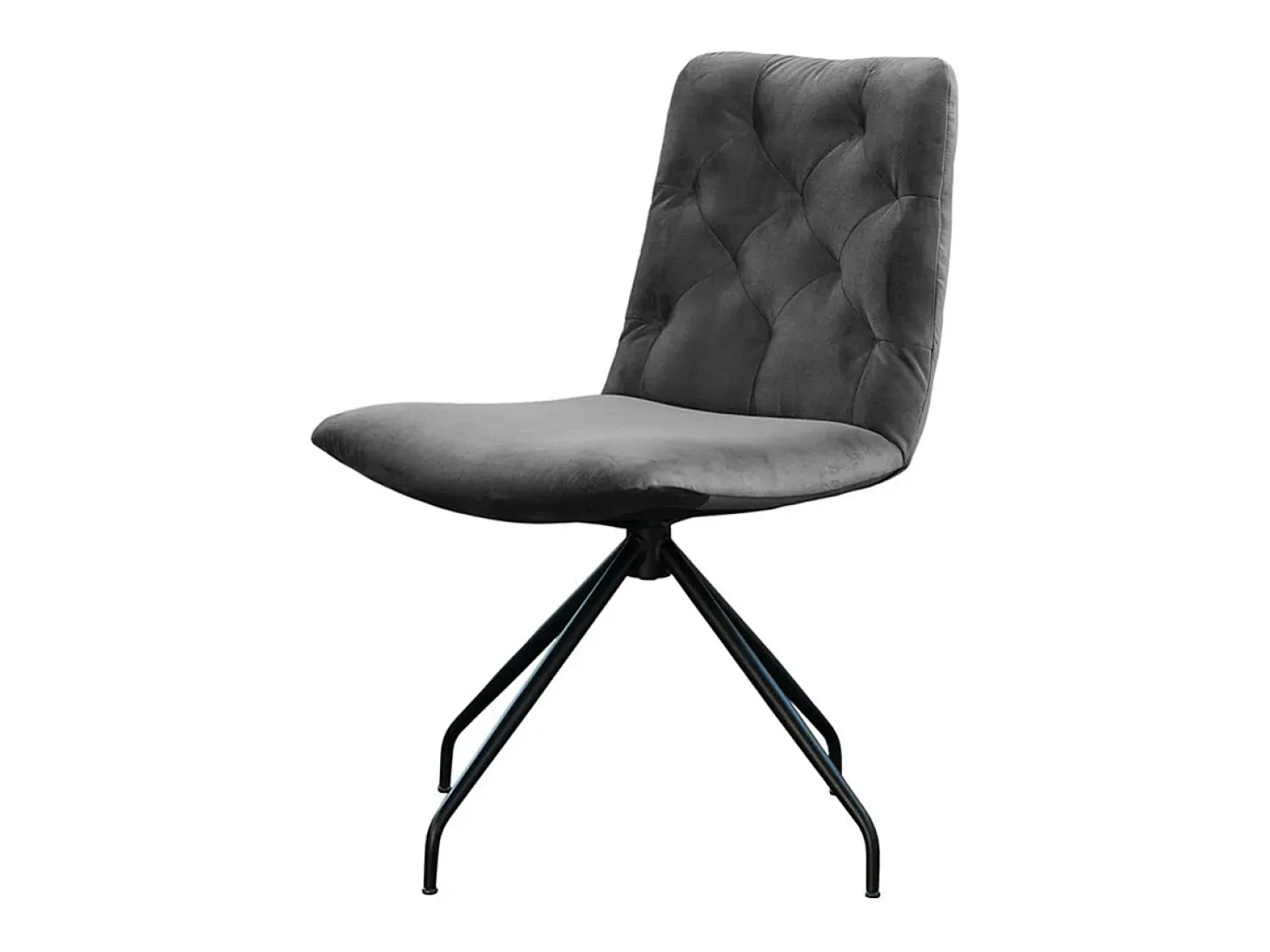 Silla - gris piedra terciopelo - CHARME