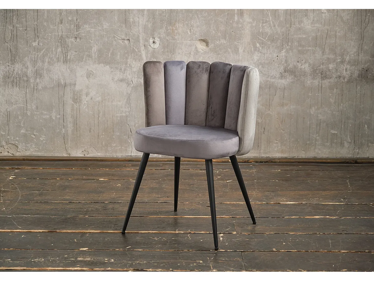silla - Gris terciopelo - JADA