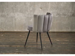 silla - Gris terciopelo - JADA