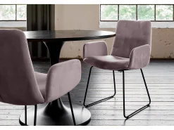 Silla - Gris terciopelo - NEW CHARME