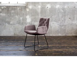 Silla - Gris terciopelo - NEW CHARME