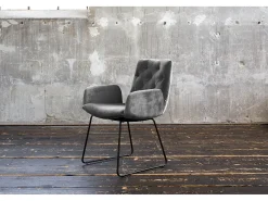 Silla - Gris terciopelo - NEW CHARME