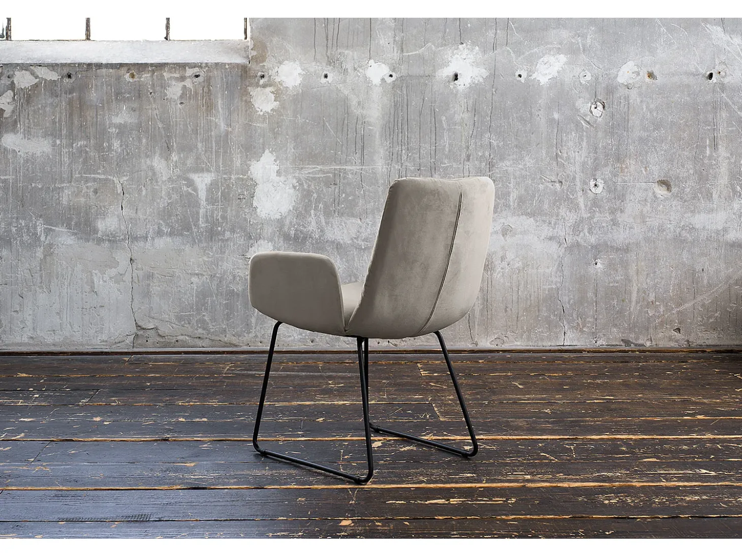 Silla - Gris terciopelo - NEW CHARME