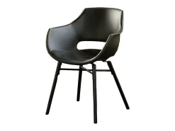 Silla - Negro cuero sintético - ZAJA