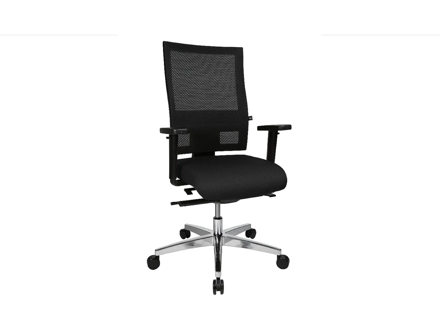 silla - Negro plástico - 70 x 70 cm - TOBI