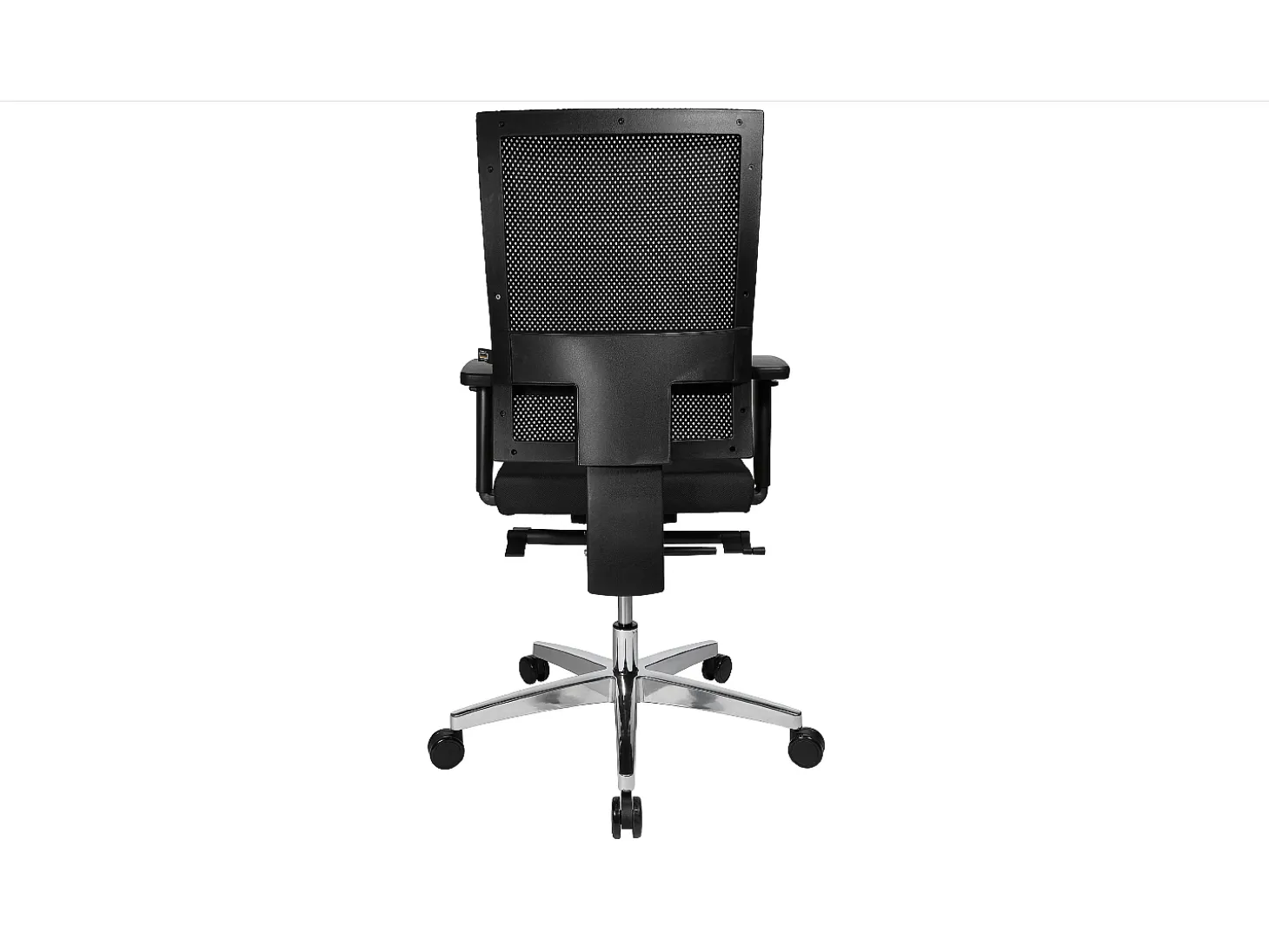 silla - Negro plástico - 70 x 70 cm - TOBI