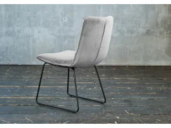 Silla - plata terciopelo - CHARME