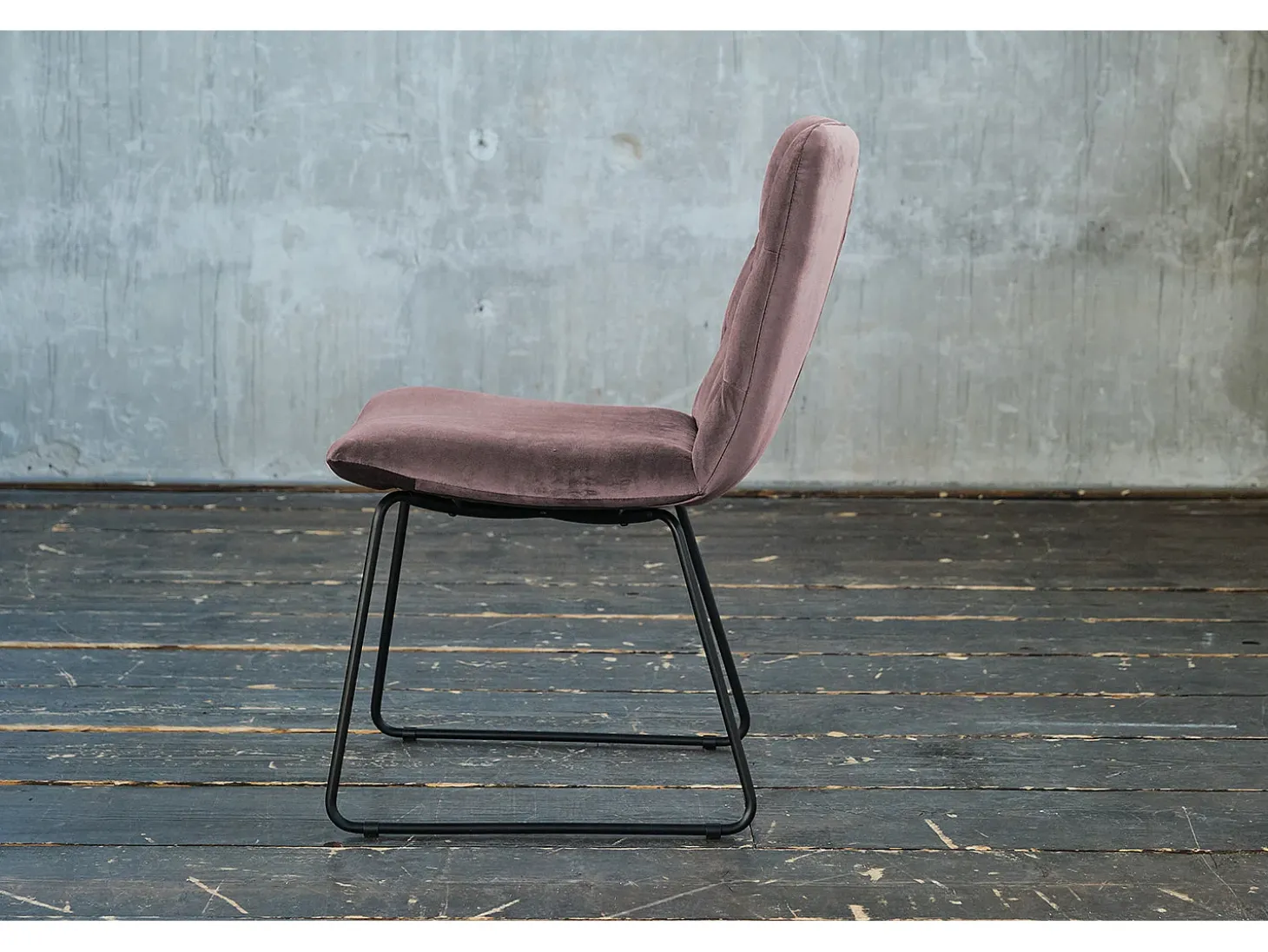 Silla - Rosado terciopelo - CHARME