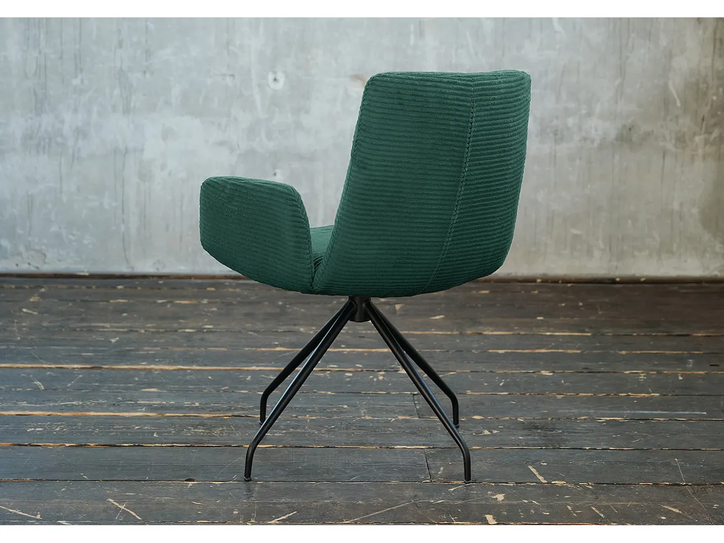 Silla - verde esmeralda Pana - CHARME