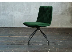 Silla - verde esmeralda terciopelo - CHARME