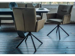 Silla - verde oscuro terciopelo - KYRA