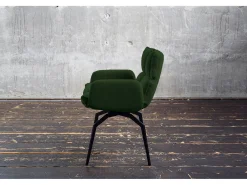 Silla - Verde tela tejida - BARO