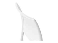 Silla Altea en plástico blanco, modelo confort