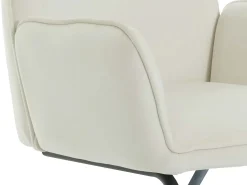 Silla basculante MCW-G67, crema-beige