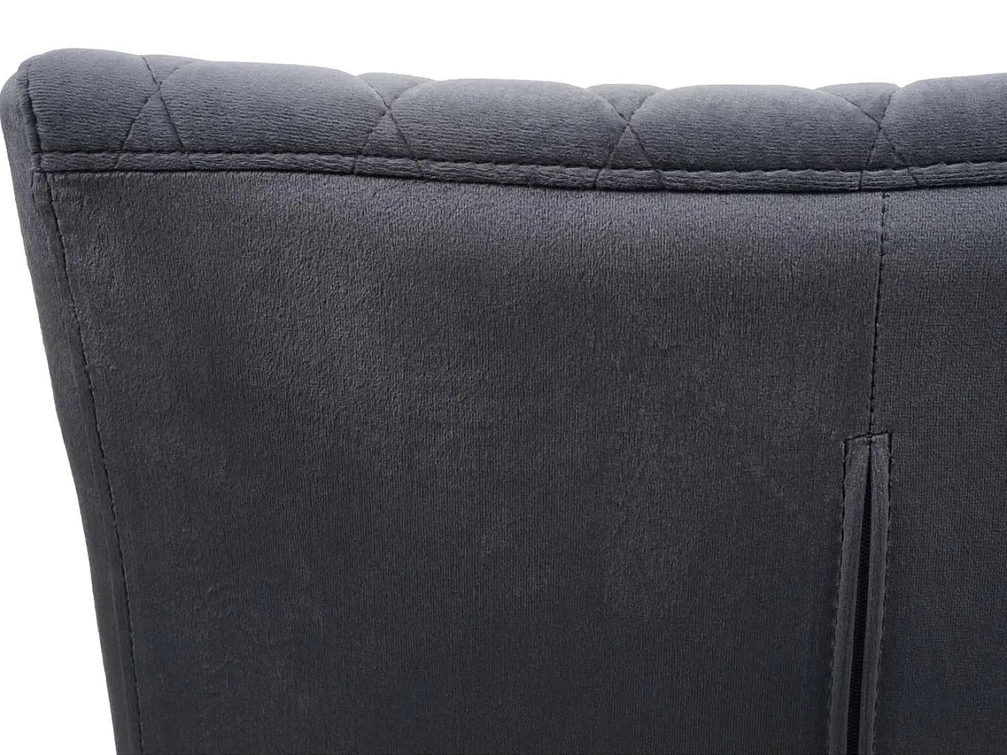 Silla basculante MCW-L15 (juego de 2), gris oscuro