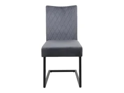 Silla basculante MCW-L15 (juego de 2), gris oscuro