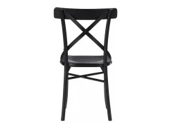 Silla bistró de madera de caoba negra