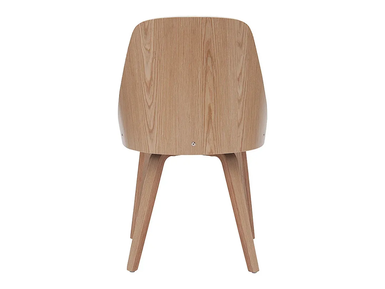 Silla blanca y madera clara FLUFFY