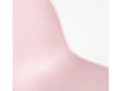 Silla Brink de polipropileno rosa claro - Juego de 2