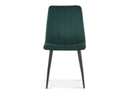 Silla BRUCE Terciopelo Verde, dimensiones: H86 x L45 x P55 cm, ideal para un comedor moderno y de diseño.