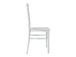 Silla Chiavari de polipropileno blanco, modelo reforzado