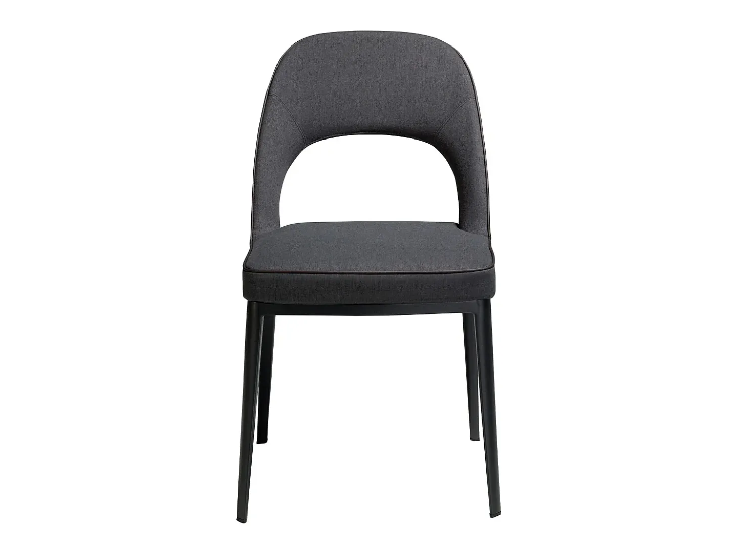 Silla comedor patas acero negro 4023 ANGEL CERDA