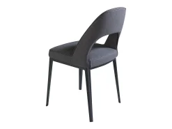 Silla comedor patas acero negro 4023 ANGEL CERDA