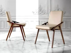 Silla comedor patas nogal 4019 ANGEL CERDA