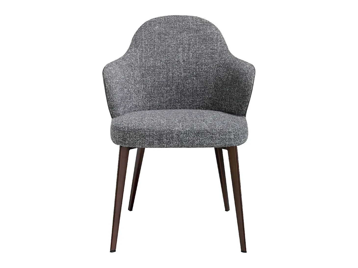 Silla comedor tapizada en polipiel y tela 4102 ANGEL CERDA