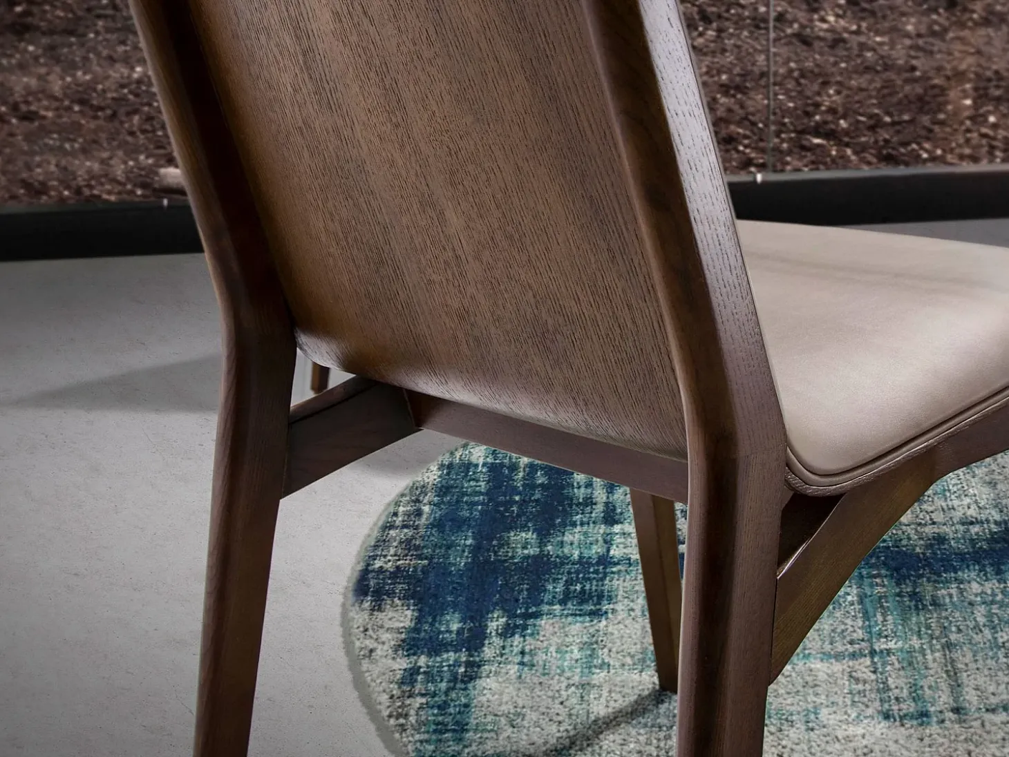 Silla comedor tapizada polipiel 4070 ANGEL CERDA
