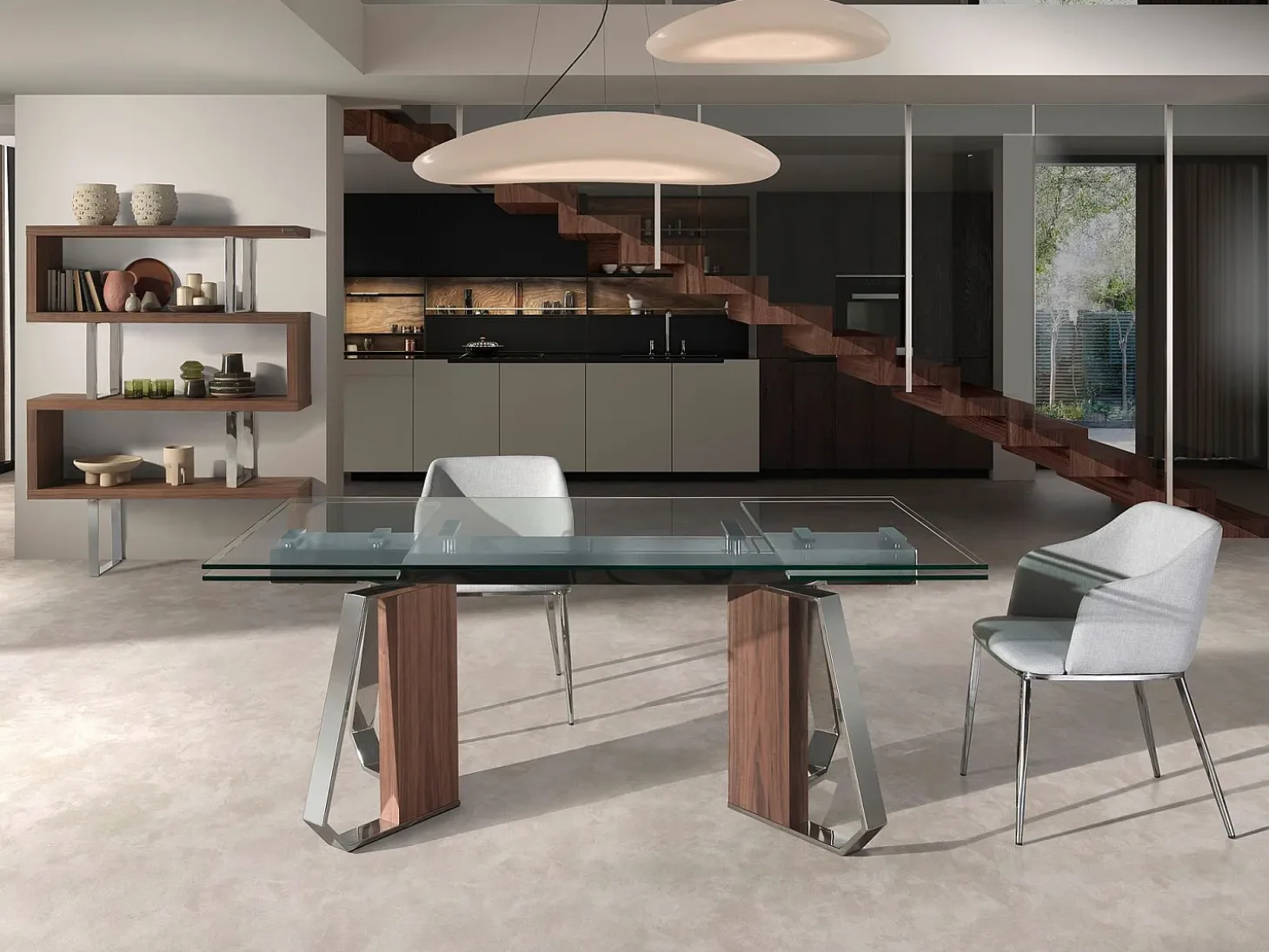 Silla comedor tapizada tela gris 4050 ANGEL CERDA