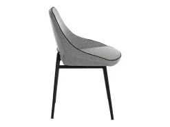 Silla comedor tela gris ribetes negros 4082 ANGEL CERDA
