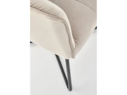 Silla de acero de 60 x 81 cm