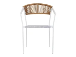 Silla de aluminio blanca blanco