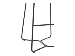 Silla de bar de metal verde Laurel L 57 cm