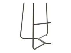 Silla de bar de metal verde Laurel L 57 cm
