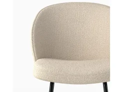 Silla de bar de tela boucle beige 66 cm - Groom
