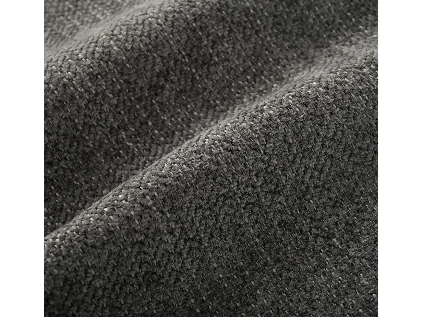 Silla de chenilla gris con patas de metal dorado